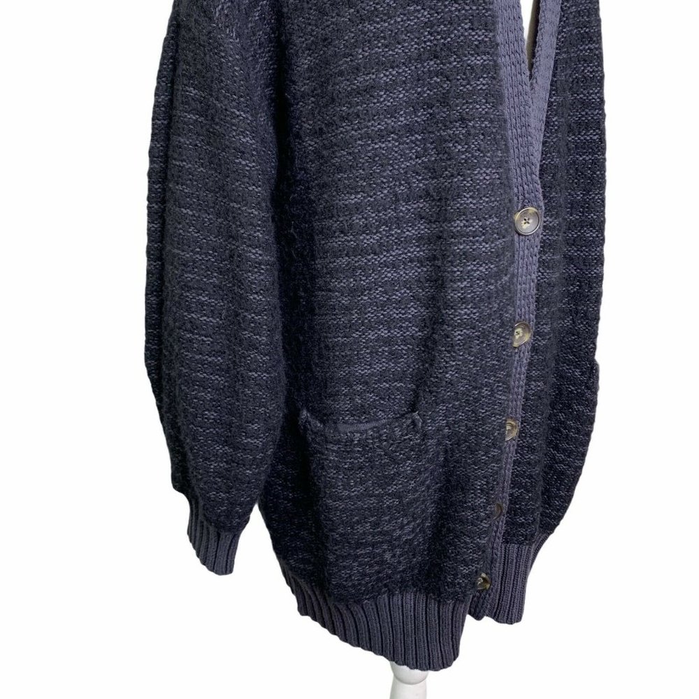 Free People Black Gray Deep Space Combo Cardigan - Picture 5 of 11